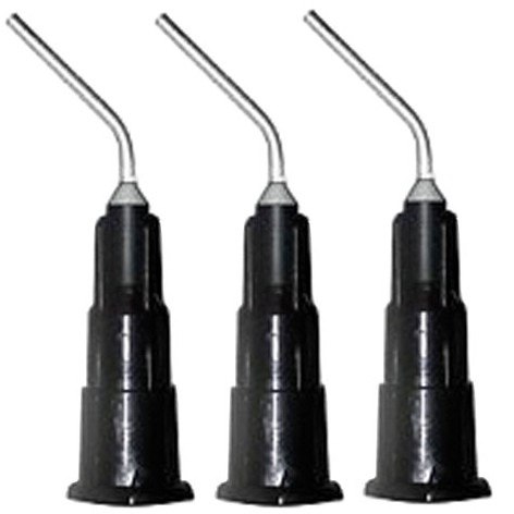 Infection ControlHouse Brand Pre-Bent Applicator Needle Tips, 19 gauge, Black, 100/Pk.