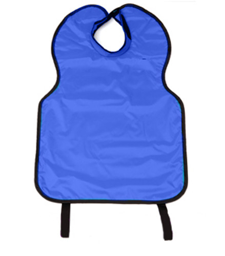House Brand Child (20' x 20') Lead-Free Apron With Collar - MEDIUM BLUE. Front