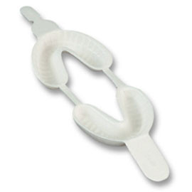 Infection ControlHouse Brand Medium Hinged Dual Arch Fluoride Tray, Package of 100 Trays