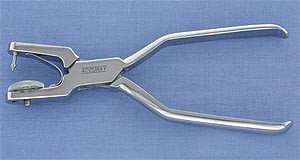 Infection ControlHouse Brand Rubber Dam Punch Ainsworth, Stainless Steel