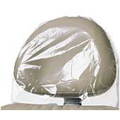 Infection ControlHouse Brand 10' x 14' Clear Plastic Headrest Covers, Box of 250