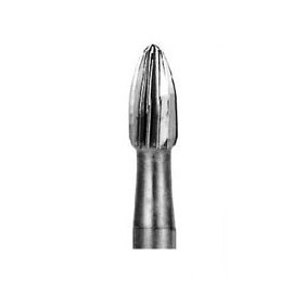 Infection ControlHouse Brand FG #7404 12 blade Egg shaped T&F bur, clinic pack of 100 burs