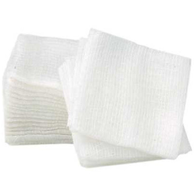 Infection ControlHouse Brand 2' x 2' 4-ply Non-Woven Sponge 200/Box. Non-Sterile, 100% Cotton