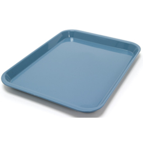 House Brand Set-up Tray Flat Size B (Ritter) - Blue, Plastic 13-3/8' X 9-5/8' X