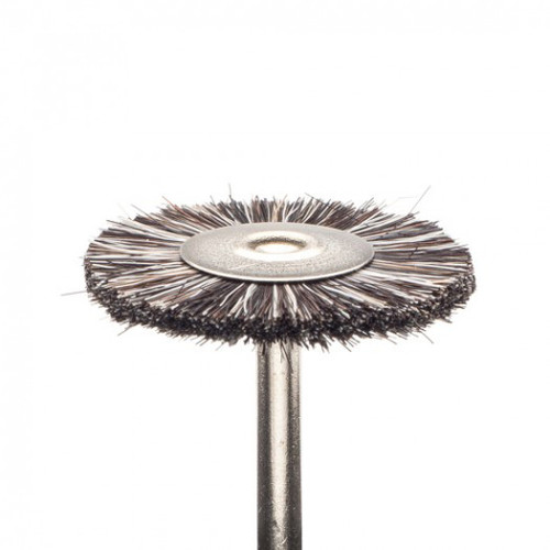 Infection ControlHouse Brand Straight HP Mounted Bristle Brushes, # 11 Soft, Gray, 9/16'