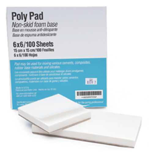 House Brand 6' x 6' (15cm x 15cm) Poly Mixing Pads, 6/Pk, 100 sheet pads