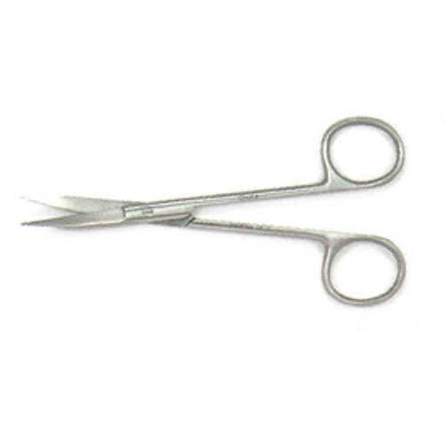 House Brand Scissor - Goldman-Fox 5' Curved, Serrated. One blade is serrated