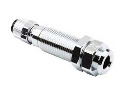 Infection ControlHouse Brand Fitting, Poly Female Panel Mount 1/4' Coupler with Shut-off. Single