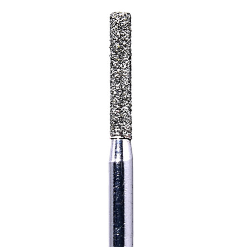 Infection ControlHouse Brand FG 837.014M Cylinder Flat End, Medium Grit Diamond Burs, 10/Pk