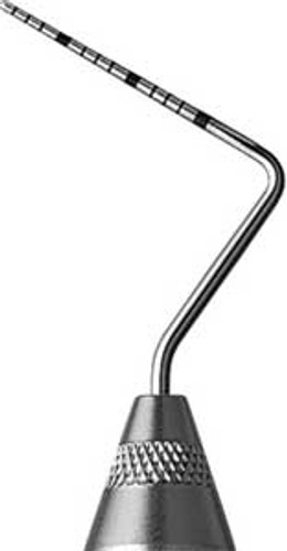 Hu-Friedy Qulix CP-15 UNC Color-coded single end probe with #7 Satin Steel