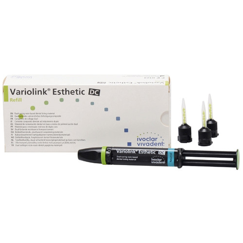 Variolink Esthetic DC Dual-cure adhesive cement refill, Warm shade, resin-based