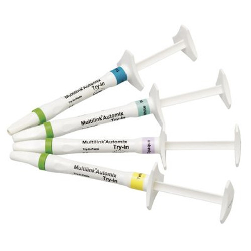 Multilink Automix Transparent shade Try-in Paste refill, 1.7 gram syringe