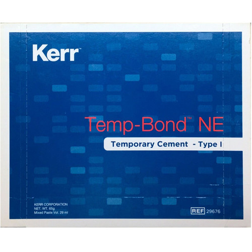 TempBond NE Tube EXPORT PACKAGE (Blue) - Non-Eugenol Temporary Cement, 1 - 50 g