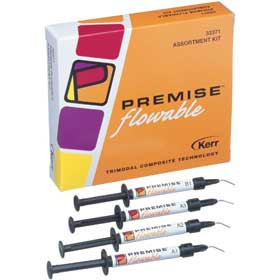 Premise Flowable A3, 4 Syringes in Brackets 1.7 Gm. Each and 40 Applicator