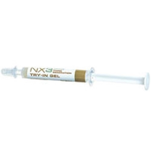 NX3 Try-In Gel Refill - White shade, Universal Permanent Resin Cement, 1 - 3