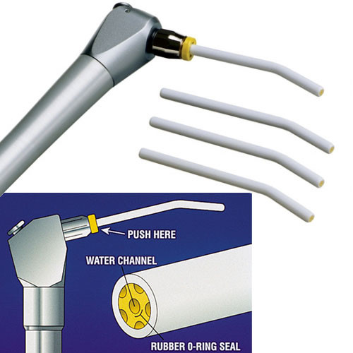 Seal-Tight 1500 Tips. Disposable Air/Water Syringe Tips. Bendable, Adapter