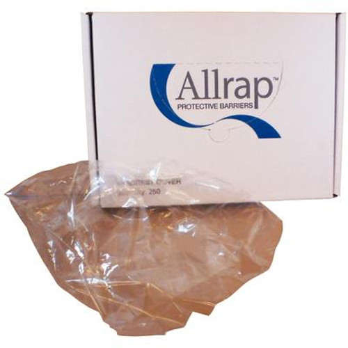 Allrap Headrest Cover 11 1/2' x 10' - 250/box. Disposable plastic headrest