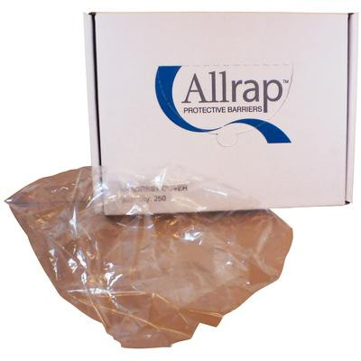 Allrap Headrest Cover 11 1/2' x 10' - 250/box. Disposable plastic headrest
