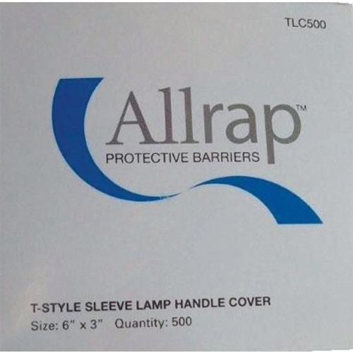 Allrap Disposable Light Handle Sleeve 6' x 3' - Clear - 500/Box. For T-Style