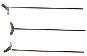 Keystone Stainless Steel Wire Roach Clasp, Anterior Small, Straight, pack of 10