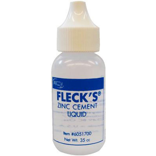 Fleck's self-cure zinc phosphate cement Liquid, 35 ml bottle