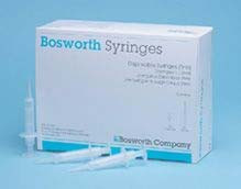Bosworth Syringes - Disposable Plastic, Specially designed for use with Rubber