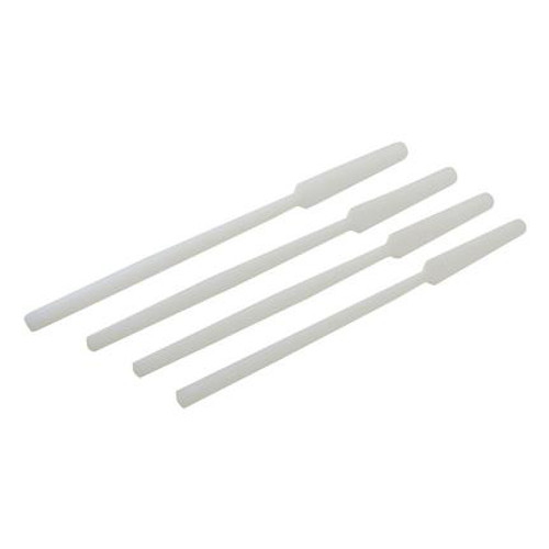 Bosworth Double-End Plastic Spatulas Sticks, White. pack of 100