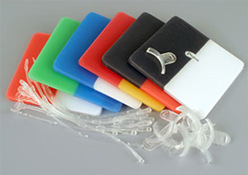 ProForm Dual-Color Mouthguard Laminate - Black/Blue, 12/Box. 5' x 5' .160'