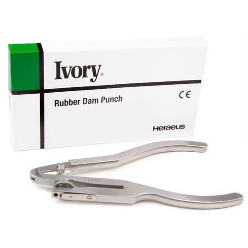 Ivory Clamps Ivory Rubber Dam Punch, Stainless Steel. #50057225