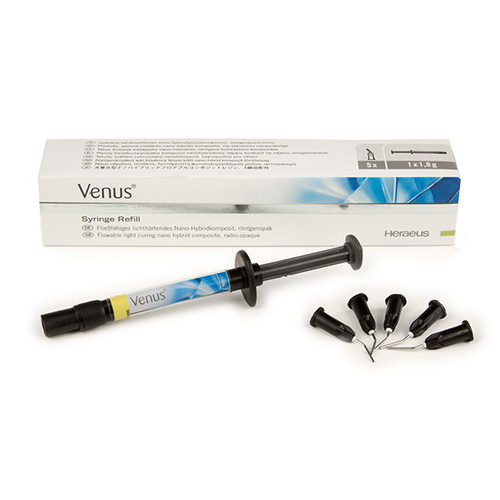 Venus Diamond Flow B2 1.8 g Syringe. Flowable nanohybrid composite. Light-cure