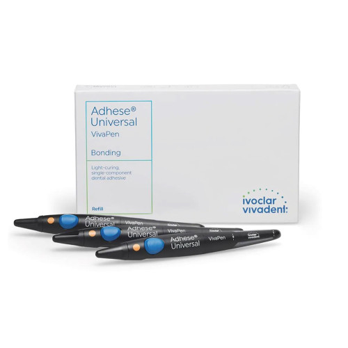 Adhese Universal VivaPen Refill (3 x 2mL) Export Package. Single Component, All-in-one Universal Adhesive