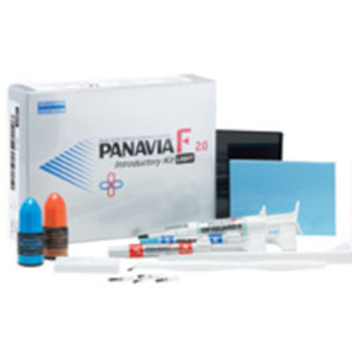Panavia F 2.0 Intro Kit - White. Dual-Cure Resin Cement - Self-Etching