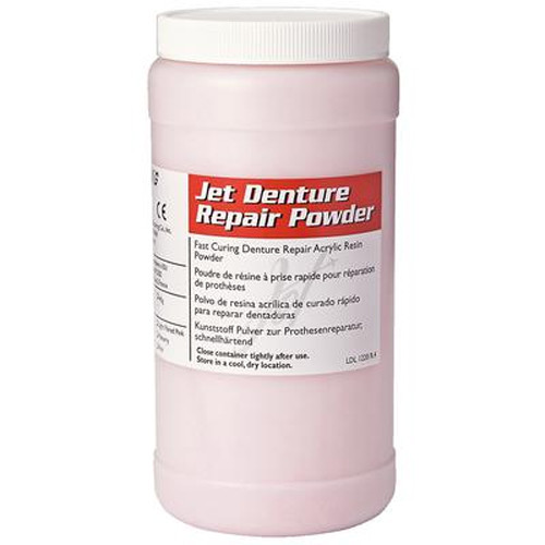Jet Denture Repair Acrylic Denture Repair Acrylic - 1 Lb. Powder Only, Fibered