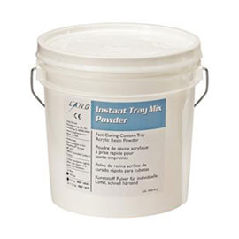 Instant Tray Mix 5 Lb. BLUE Powder Only, Self-Curing Custom Tray Acrylic Resin