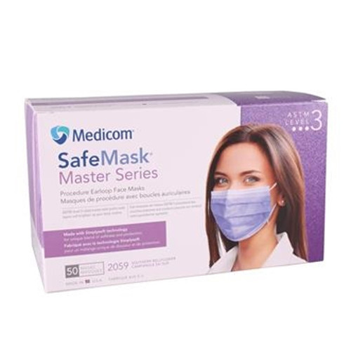 SafeMask Master Series Ear-Loop Face Mask ASTM Level 3 - Southern Bellflower