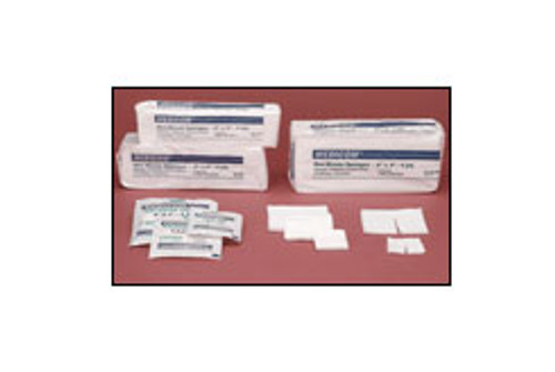Medicom 2' x 2' 8-ply Non-Sterile, 5000/cs, Exodontia Cotton-Filled Gauze