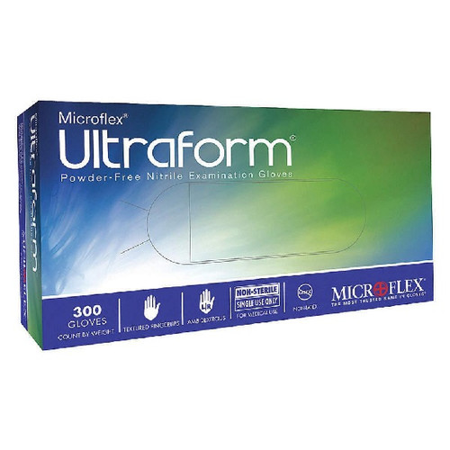 Ultraform Cobalt Nitrile Gloves, Blue, X-Large, 250/Box