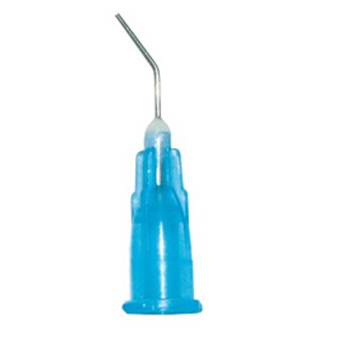 Pac-Dent Blue 25 gauge Etchant Tips - Pre-Bent Applicator Needle Tips