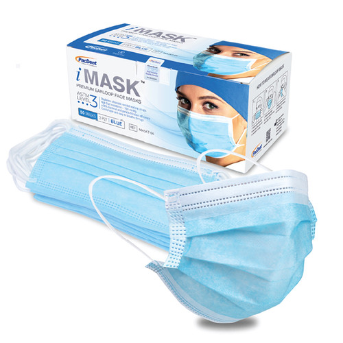 iMask ASTM Level 3 Masks, 50/Bx