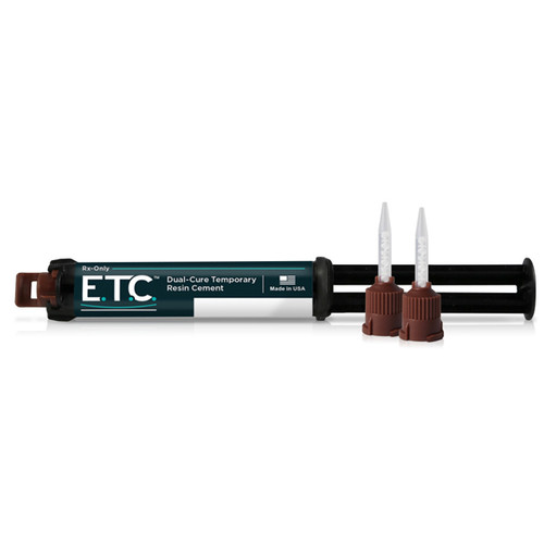 E.T.C. Easy Temporary Cement, Translucent shade, 5 ml syringe. Eugenol-free