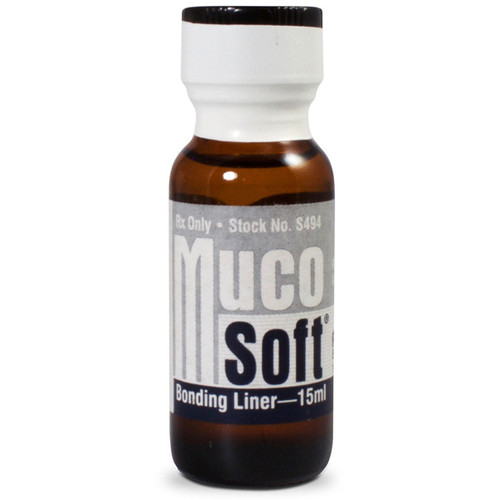 MucoSoft Bonding Liner adhesive refill, 15 ml bottle. For use Reline silicone
