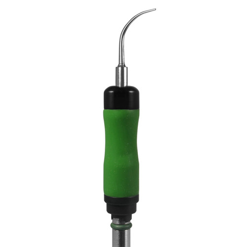 Parkell 30K straight Perio internal water Soft Grip ultrasonic insert, green