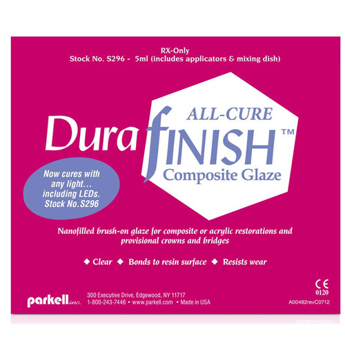 DuraFinish All-Cure Composite Glazes, 5 ml glaze & accessories. Clear