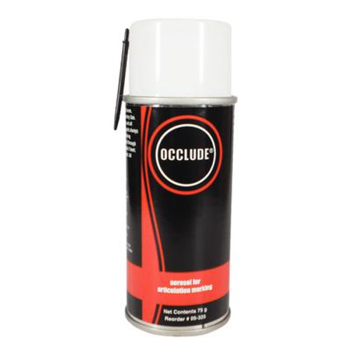 Occlude Red Aerosol Indicator Marking Spray 75 Gm. Marks any tooth