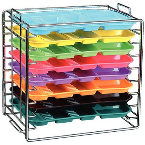 Plasdent Tray Rack for Size B Trays, Long Side Loading, 14-1/2' x 9-3/4' x