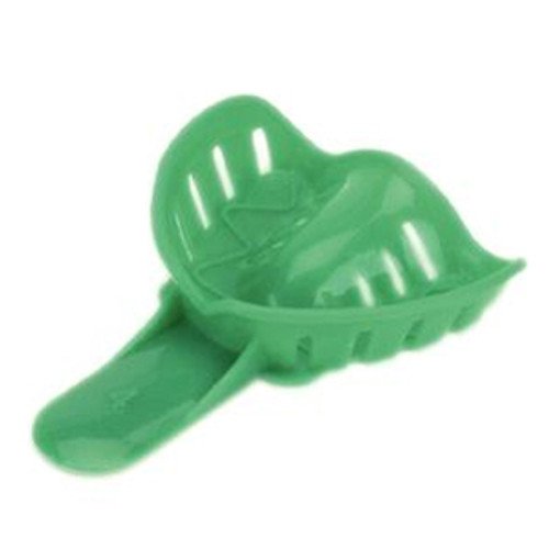 Excellent-Colors Ortho Impression Trays - Perforated #4 Adult Small Upper Green