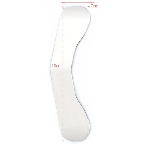 Plasdent Intraoral angled photographic mirror, upper/lower Buccal - 1 4/5'x 7