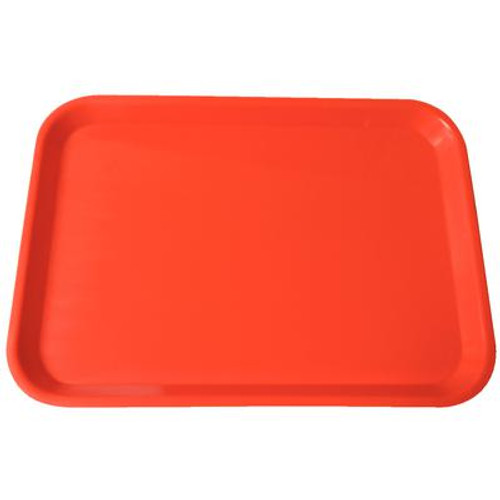 Plasdent Set-up Tray Flat Size B (Ritter) - Flame, Plastic, 13-3/8' X 9-5/8' X