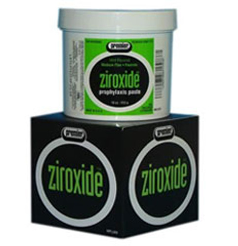 Ziroxide Medium/Fine grit, Mint flavored Prophy Paste with Fluoride. 1 Lb. Jar
