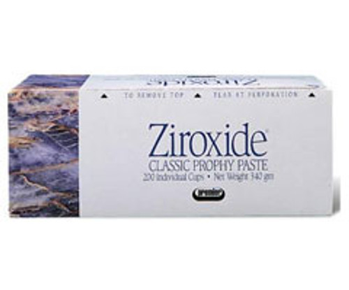 Ziroxide Coarse Mint Prophy Paste with Fluoride. Box of 200 Unit Dose Cups